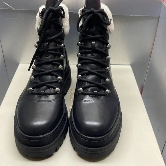 BNIB MARC FISHER LTD PIERSON LUG /Hiking SOLE Platform BOOTIE size 9 - Picture 2 of 7